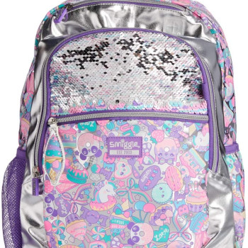 Smiggle - Flashy Sequin Klasik Okul Sırt Çantası