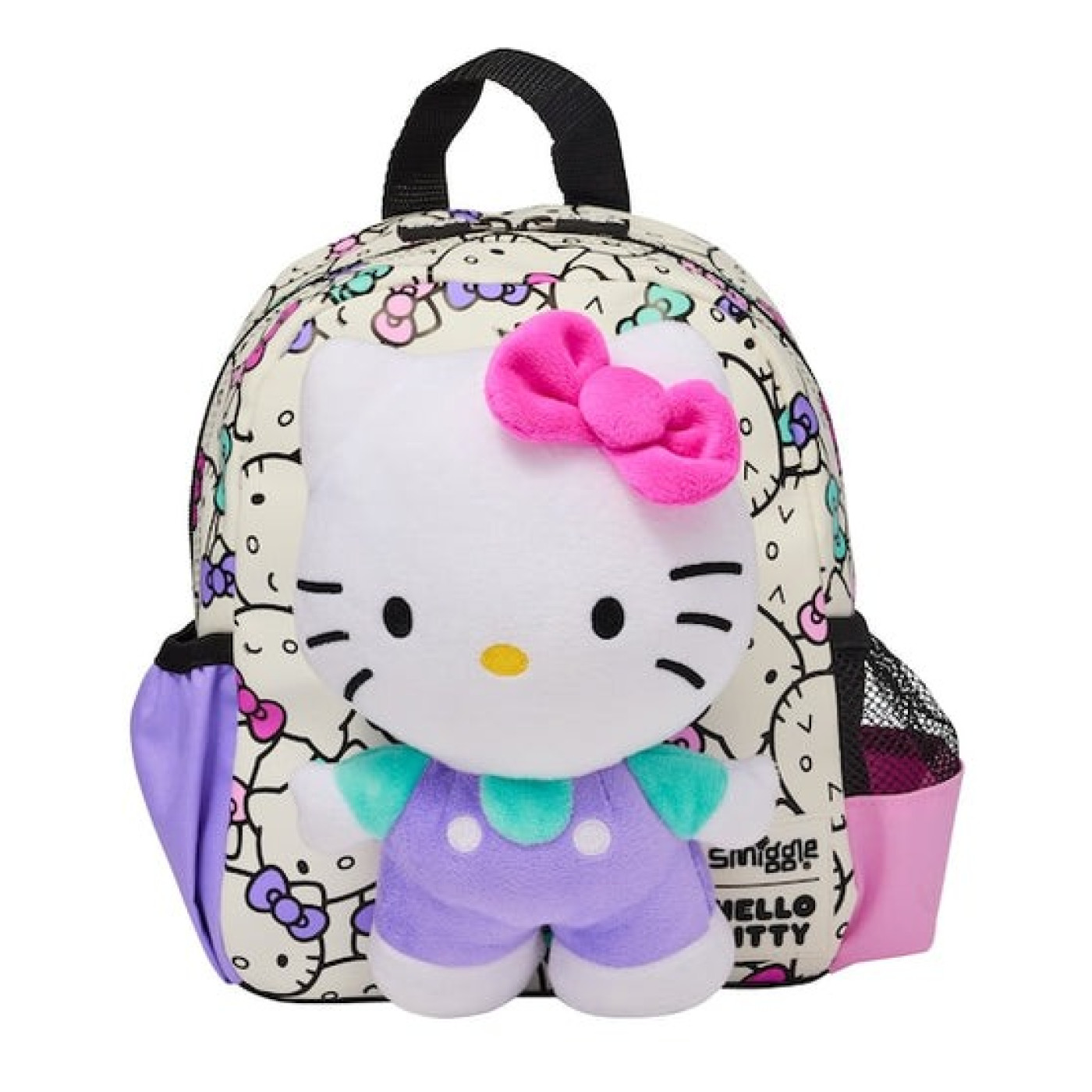Smiggle - Hello Kitty Çıkarılabilir Oyuncaklı Kreş Okul Sırt Çantası - 9332934388765 - 9332934388765