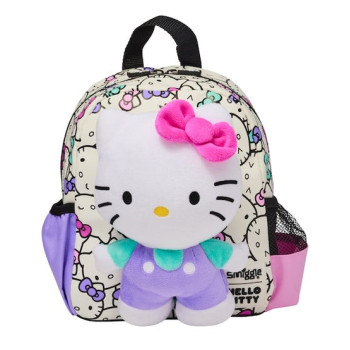 Smiggle - Hello Kitty Çıkarılabilir Oyuncaklı Kreş Okul Sırt Çantası