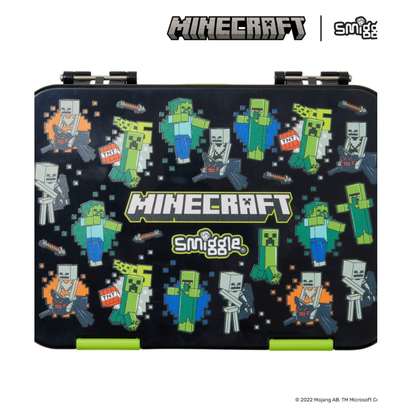 Smiggle - Minecraft Orta Boy Bento Yemek Kutusu - 8684798570526 - 8684798570526