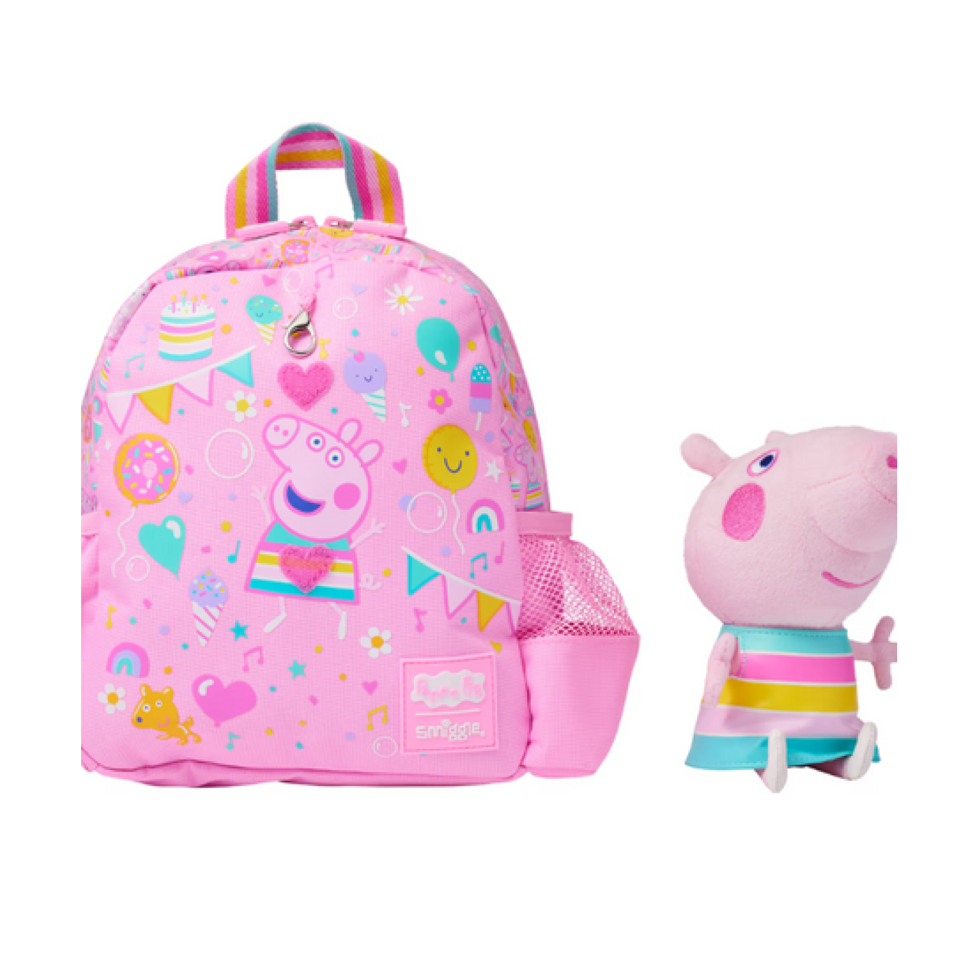 Smiggle - Peppa Pig Çıkarılabilir Oyuncaklı Kreş Okul Sırt Çantası - 8684798570523 Smiggle - Peppa Pig Çıkarılabilir Oyuncaklı Kreş Okul Sırt Çantası - 8684798570523 - 8684798570523