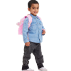 Smiggle - Peppa Pig Çıkarılabilir Oyuncaklı Kreş Okul Sırt Çantası