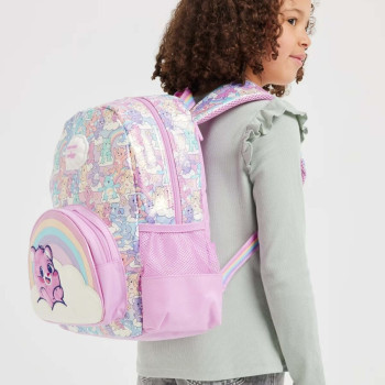 Smiggle - Care Bears Kapüşonlu Anaokulu Sırt Çantası