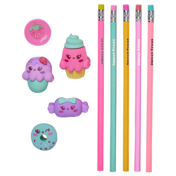 Smiggle - Tatlı Ayıcıklar Kalem Ve Silgi Seti