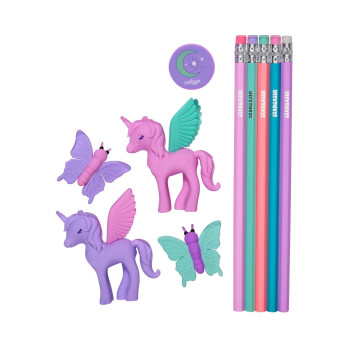 Smiggle - Vision Silgi ve Kalem Seti Unicorn Smiggle - Vision Silgi ve Kalem Seti Unicorn