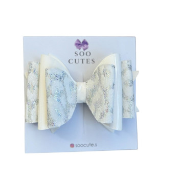 Soo Cutes White Glow Bow
