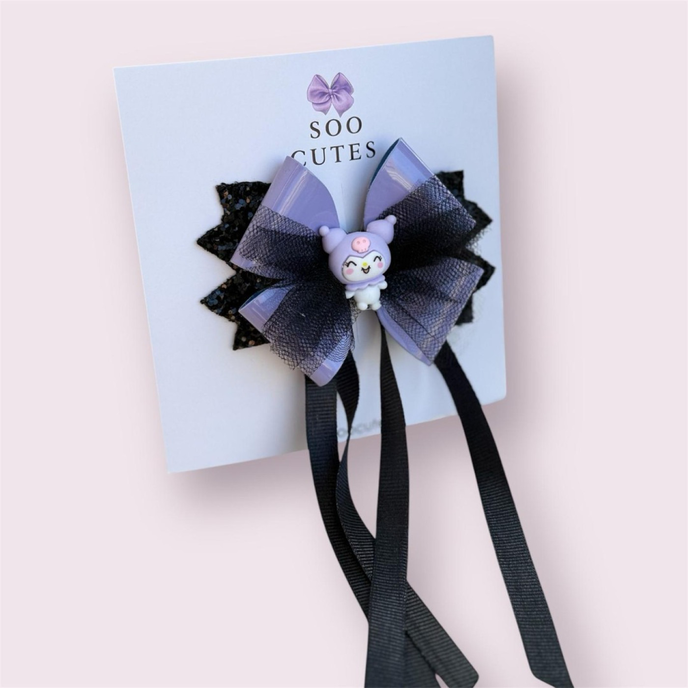 Soo Cutes Kuromi Bow Purple - 8690000001927 - 8690000001927