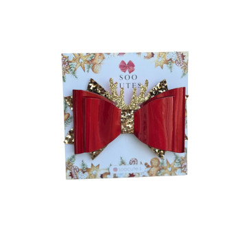 Soo Cutes Reindeer Luxe Bow