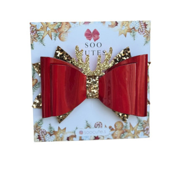 Soo Cutes Reindeer Luxe Bow