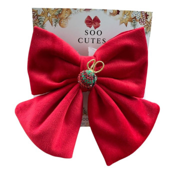 Soo Cutes Red Velvet Bow