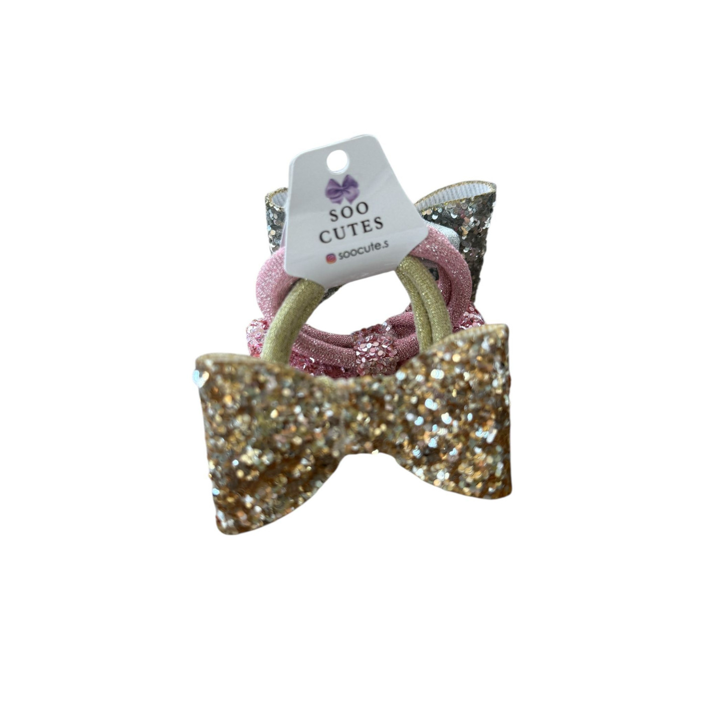 Soo Cutes Shiny Ribbon 3 lü Lastik Toka - 8690000005239 - 8690000005239