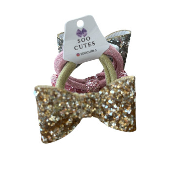 Soo Cutes Shiny Ribbon 3 lü Lastik Toka