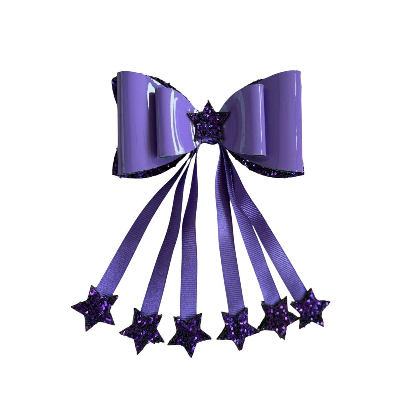 Soo Cutes Purple Starfall Bow