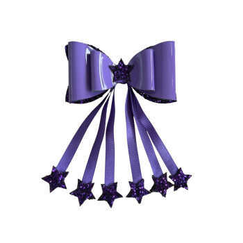 Soo Cutes Purple Starfall Bow