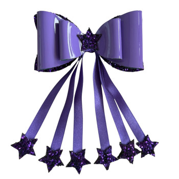 Soo Cutes Purple Starfall Bow