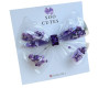 Soo Cutes Purple Shale Bow