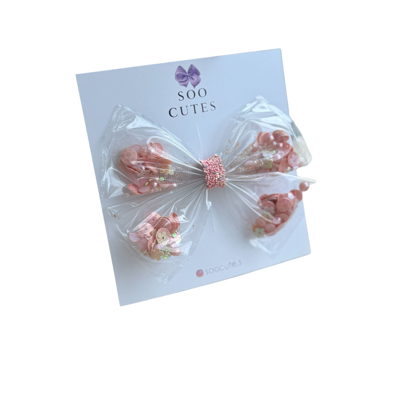 Soo Cutes Peach Shake Bow