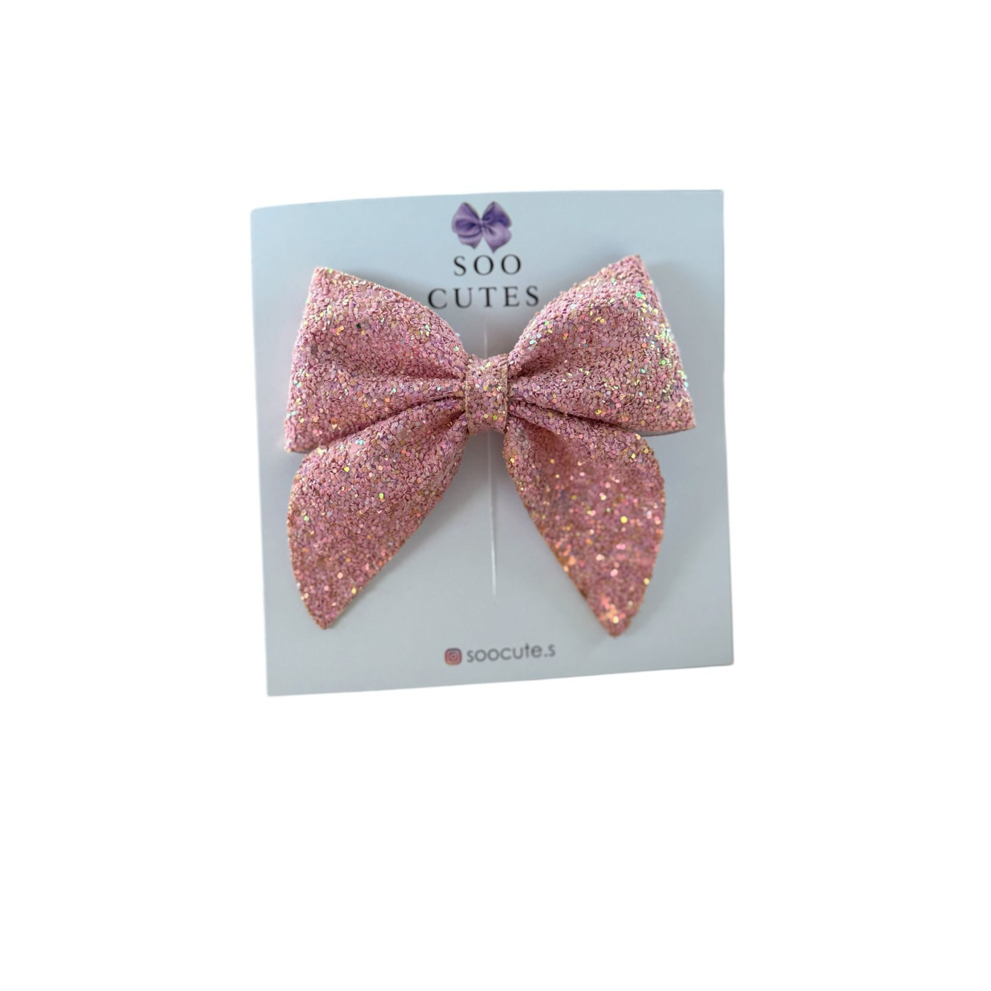 Soo Cutes Peach Glam Bow