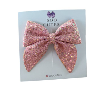 Soo Cutes Peach Glam Bow