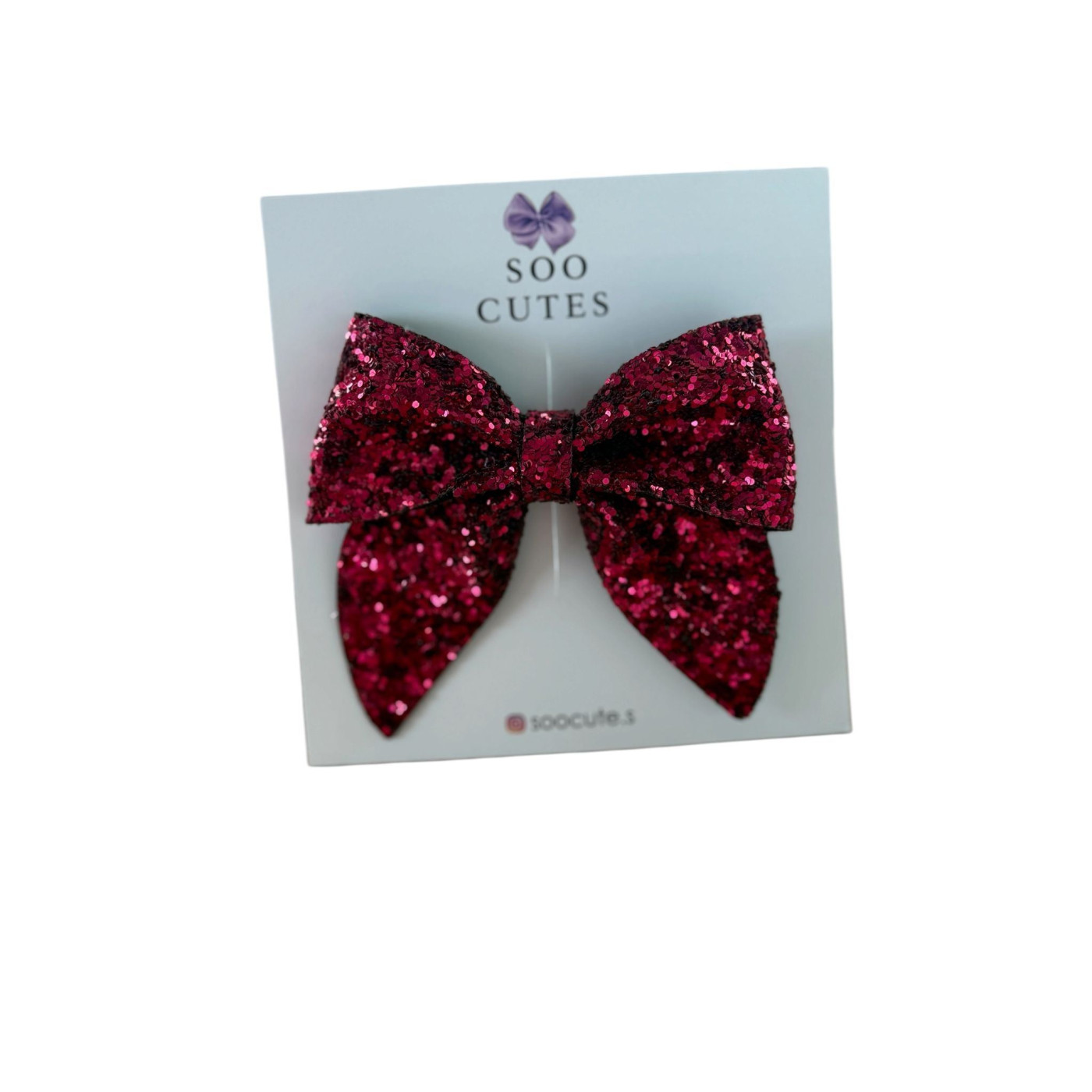 Soo Cutes Pink Glam Bow