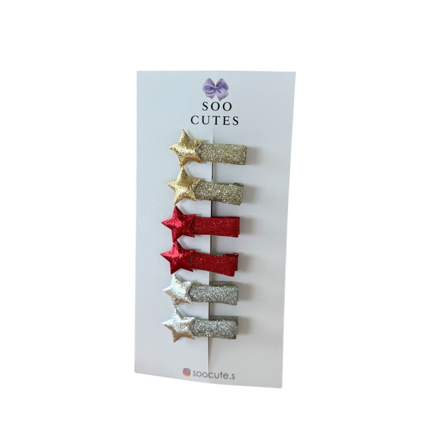 Soo Cutes Sparkle Mini Star Snaps