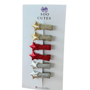 Soo Cutes Sparkle Mini Star Snaps