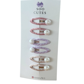 Soo Cutes Pearl Mini Snaps