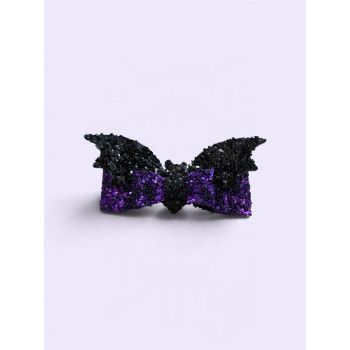 Soo Cutes Purple Bat Bow
