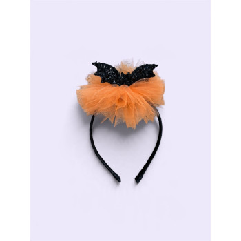 Soo Cutes Orange Bat Headband