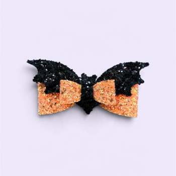 Soo Cutes Orange Bat Bow