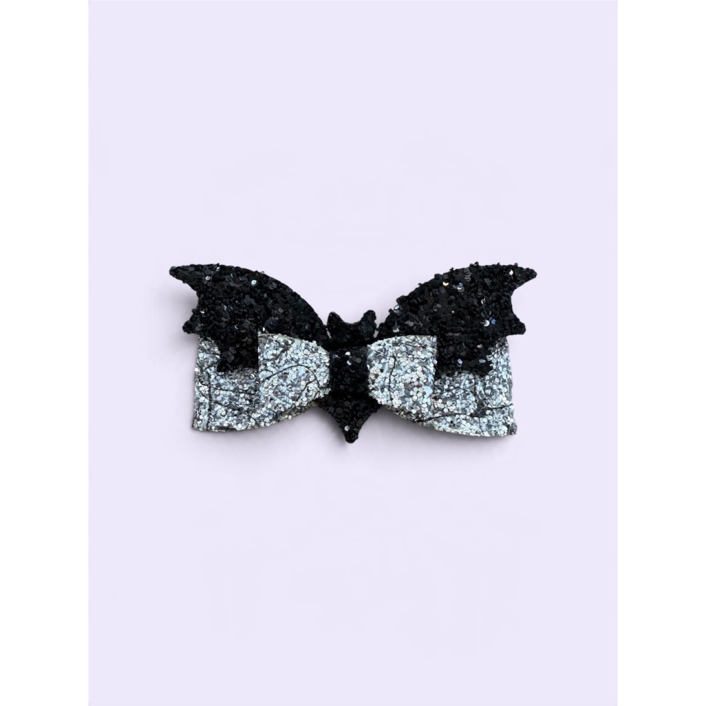 Soo Cutes Soo Cutes Silver Bat Bow - Halloween Görseli