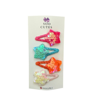 Soo Cutes Star Snap 4'lü Soo Cutes Star Snap 4'lü