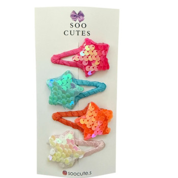 Soo Cutes Star Snap 4'lü