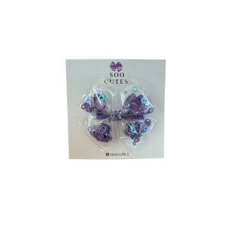 Soo Cutes Purple Shake Bow