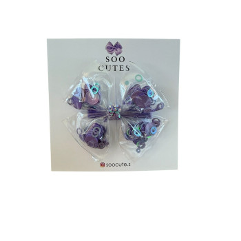 Soo Cutes Purple Shake Bow