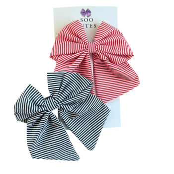 Soo Cutes Twin Striped Bows