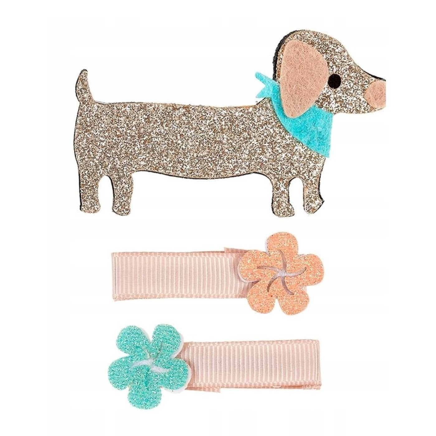 3lü Köpek Klipsli Toka