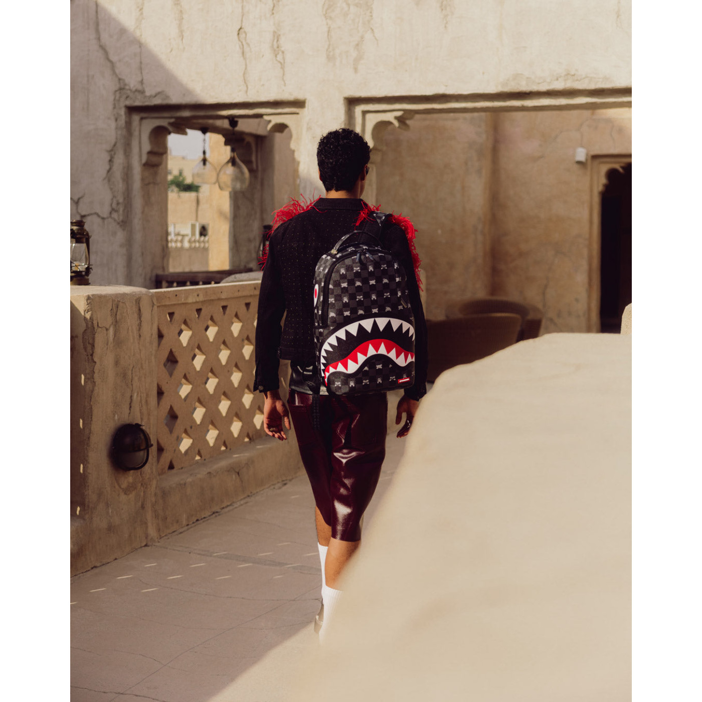 Sprayground - Gray Peeking Dlxsv Sırt Çantası