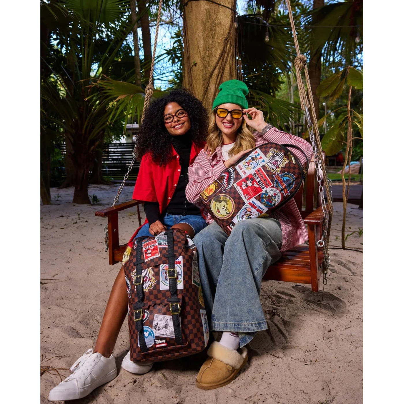 Sprayground - Mickey Mouse Küresel Mogul Sırt Çantası