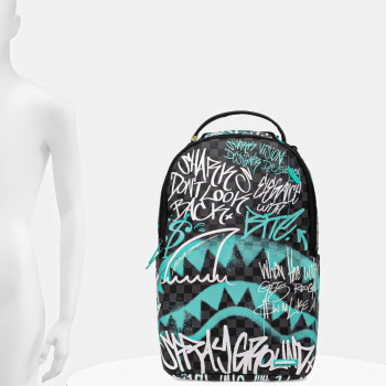 Sprayground - Turkuaz Yazılı Sırt Çantası