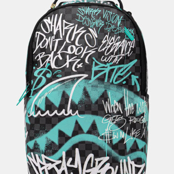 Sprayground - Turkuaz Yazılı Sırt Çantası