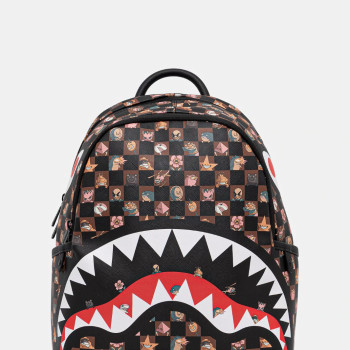 Sprayground - Kahverengi Kareli Anaokulu Sırt Çantası