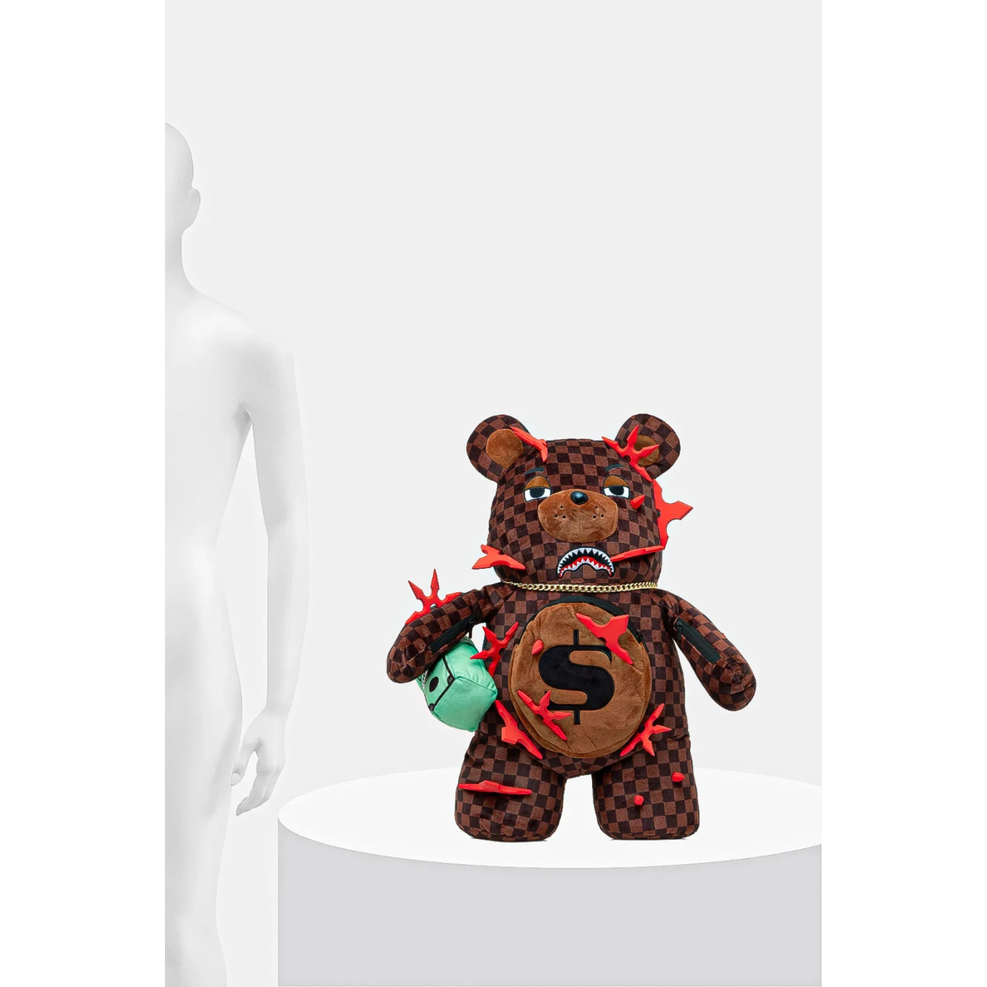 Sprayground - Sharks Para Ayısı Teddy Sırt Çantası