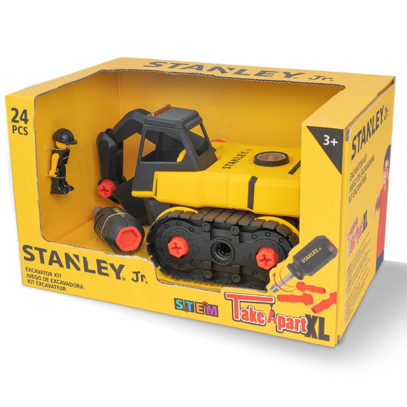 Stanley Jr. Stanley Jr. - Tak Çıkar Ekskavatör - XL - 1.890,00TL TL - Kiki's Corner Stanley Jr. Stanley Jr. - Tak Çıkar Ekskavatör - XL - Diğer Oyuncak Görseli