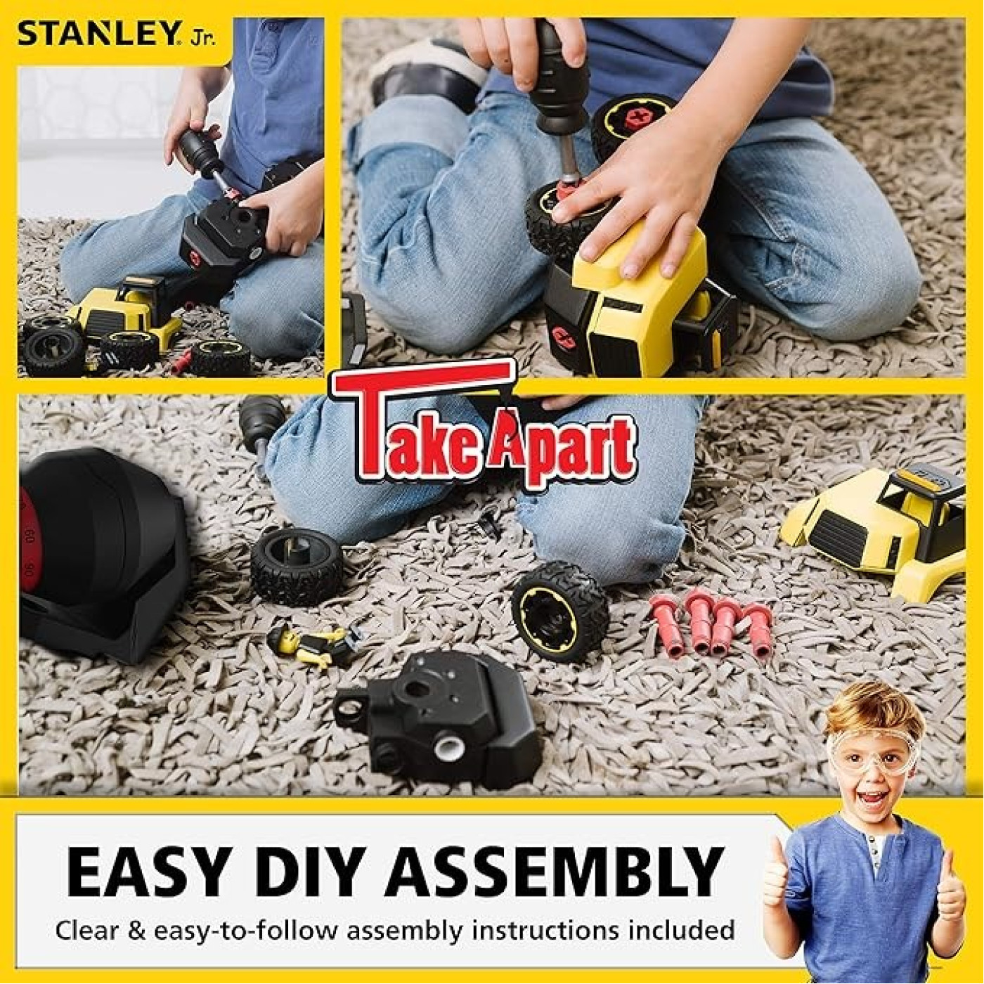 Stanley Jr. Stanley Jr. - Tak Çıkar Beton Mikseri - XL - Diğer Oyuncak Görseli