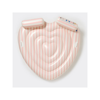 Sunnylife - Çift Kişilik Kalpli Havuz Yatağı Simidi ( Outlet )