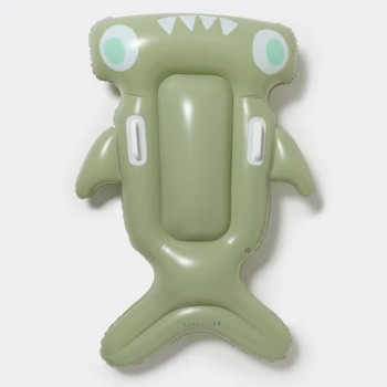 Sunnylife - Köpekbalığı Desenli Şişme Çocuk Havuzbaşı Yatağı ( Outlet )