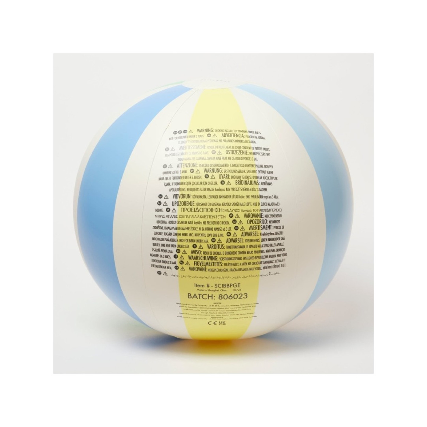 Sunnylife - Çocuk Çok Renkli Plaj Topu ( Outlet ) - OUT006 - T9339296063309