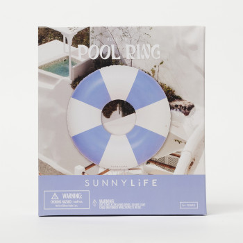 Sunnylife | Şişme Yüzme Simidi Mavi Beyaz Sunnylife | Şişme Yüzme Simidi Mavi Beyaz