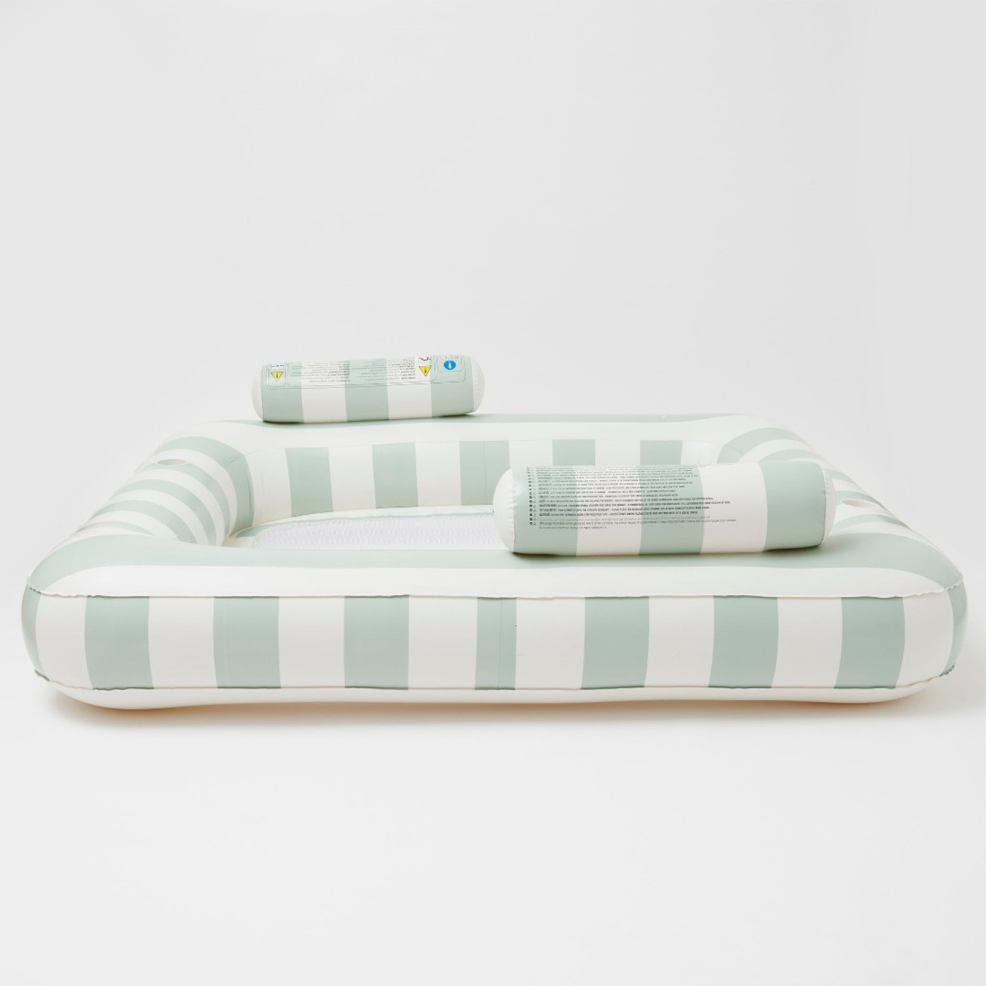 Sunnylife - Çift Kişilik Soft Yeşil Çizgili Havuz Yatağı Simidi Sunnylife - Çift Kişilik Soft Yeşil Çizgili Havuz Yatağı Simidi